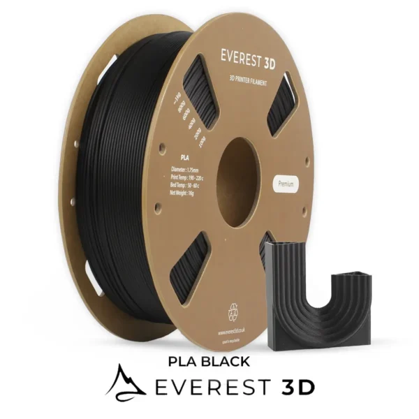 Everest 3D Black PLA Pro